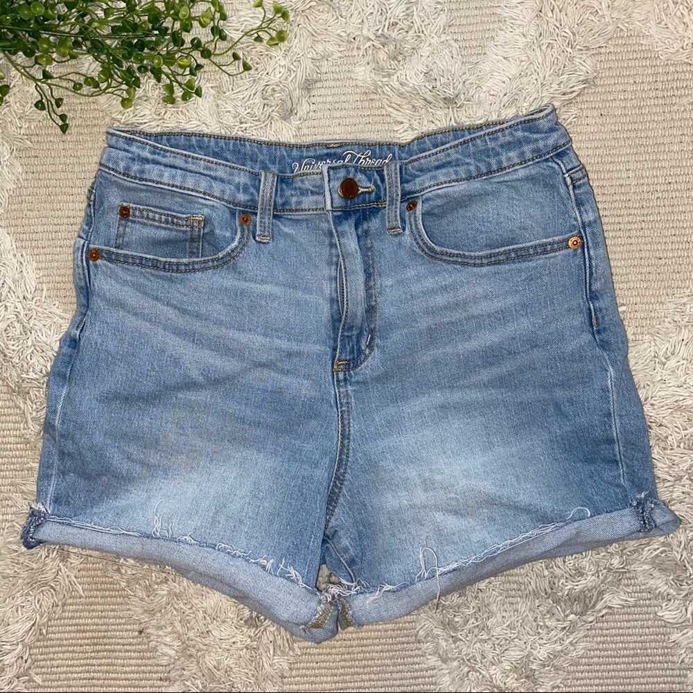 Light Wash Jean Shorts